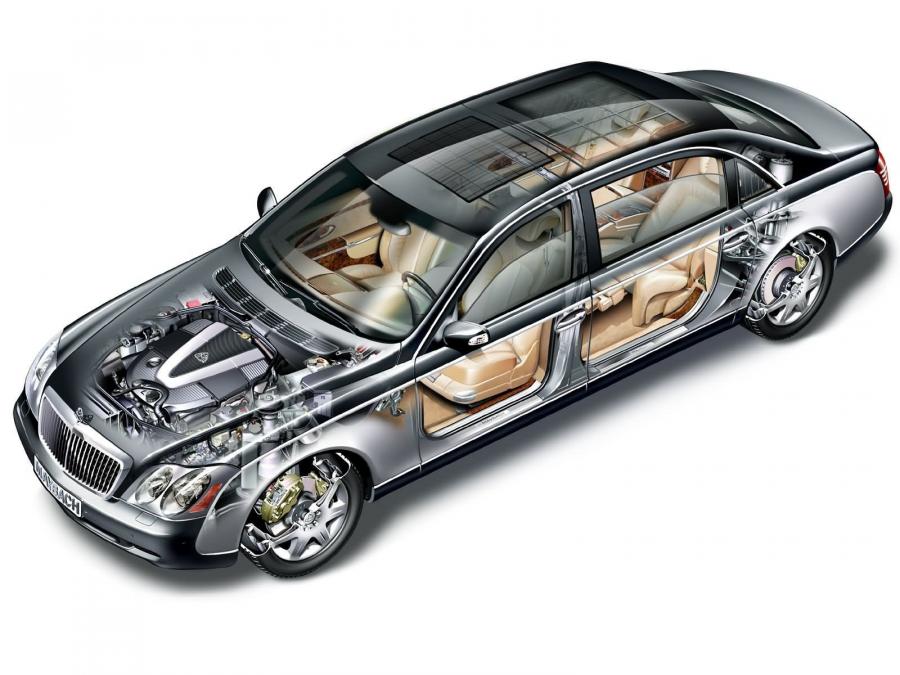 Схема Maybach 62 (V240) 2002 года  (фото 181 из 248)